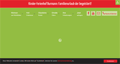 Desktop Screenshot of kinder-ferienhof.com